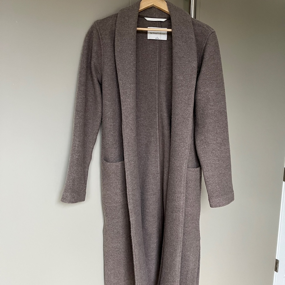 Aritzia Brown Long Cardigan Sweater